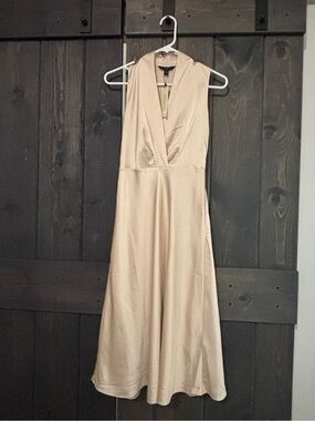 Banana Republic Satin Midi Dress NWT